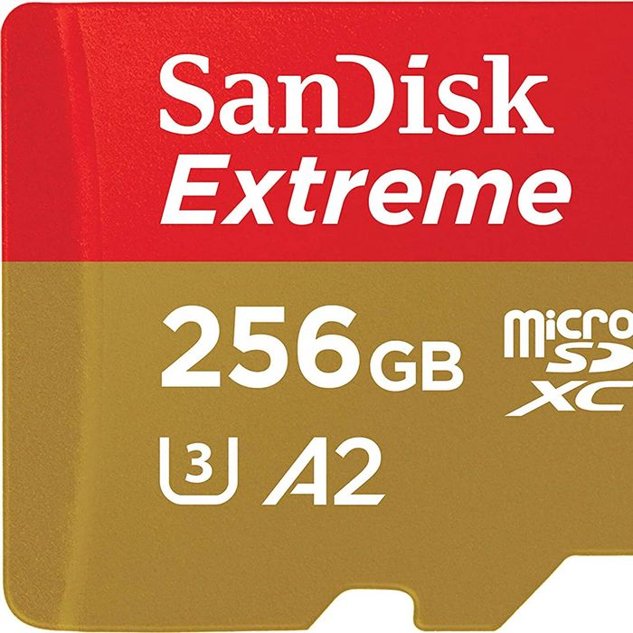 SanDisk 256GB Extreme microSDHC UHS-I Memory Card - Up to 160MB/s, C10, U3, V30, 4K, A2, Micro SD