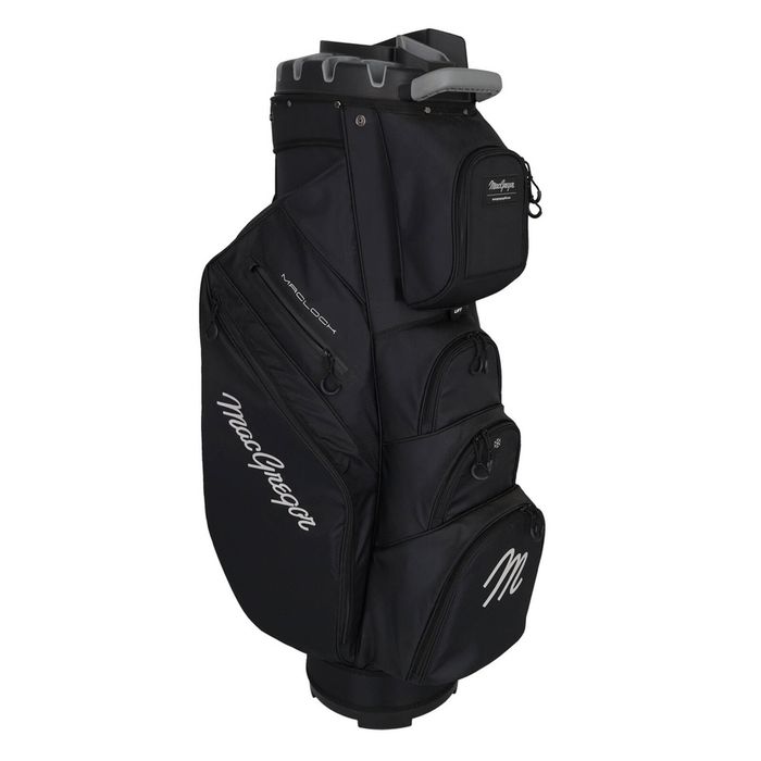 MacGregor Golf MACLOCK Ultimate Divider System Cart Bag - Black