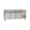 Exquisite Three Solid Doors Underbench Storage Refrigerators Slimline 386 Litre