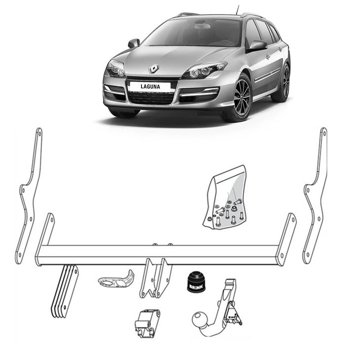 Brink Towbar European For Renault Laguna (10/2007 - 12/2015)