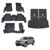 AUSGO Car Floor Mats for Jeep Grand Cherokee L WL Series 7-Seat 2021-Onwards All-Weather Floor Liners