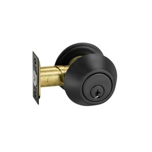 Delf Matte Black Double Cylinder Heavy Duty Deadbolt