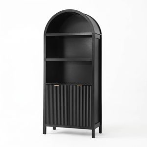 Artiss Buffet Sideboard Cabinet Pantry180CM Arched Black
