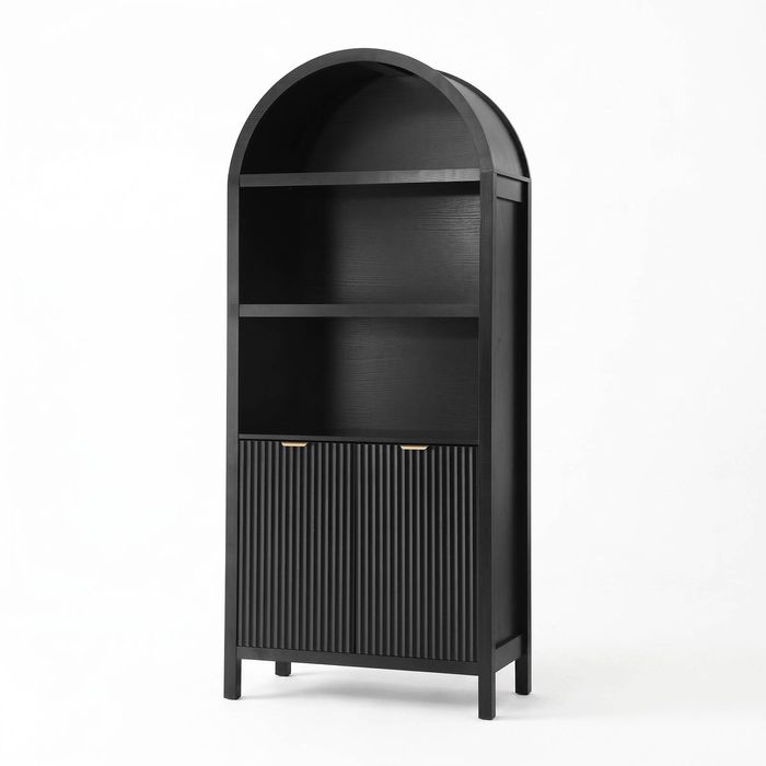 Artiss Buffet Sideboard Cabinet Pantry180CM Arched Black