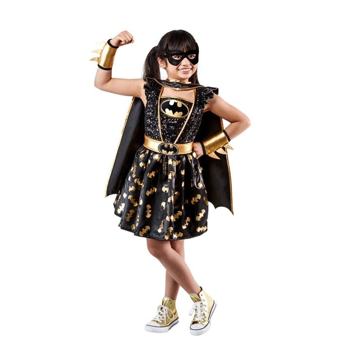 Dc Comics Batgirl Premium Costume Dress Up Party Cosplay/Halloween Outfit 7-8y
