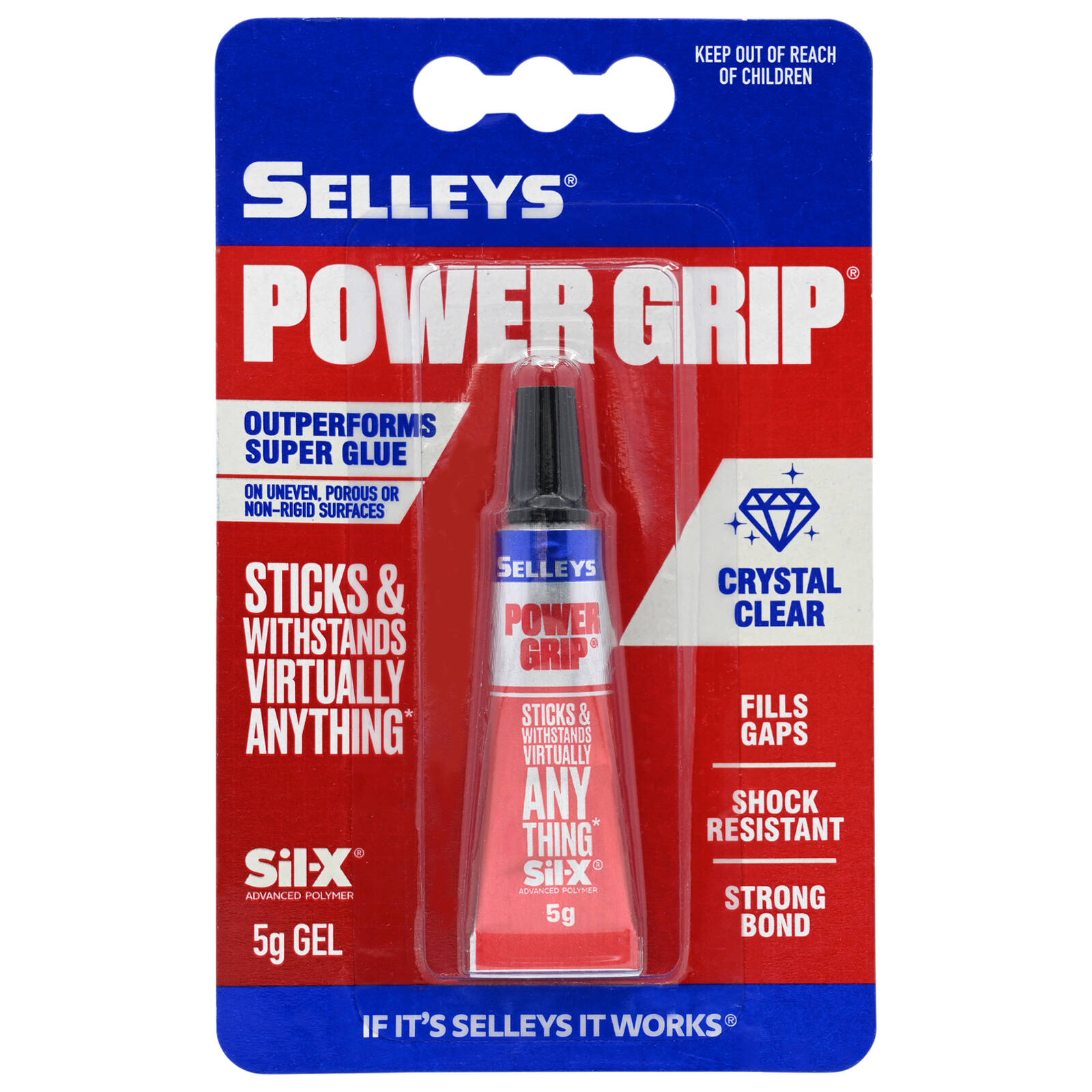 Selleys Adhesive Glue Power Grip 5G
