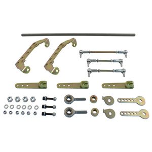 Calflow Universal Dual DCOE Weber Style Carburetor Linkage Kit