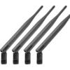 Elinz 4x Aerial Digital Wireless 2.4 GHz Frequency 5dBi Antenna RP SMA Male Connector