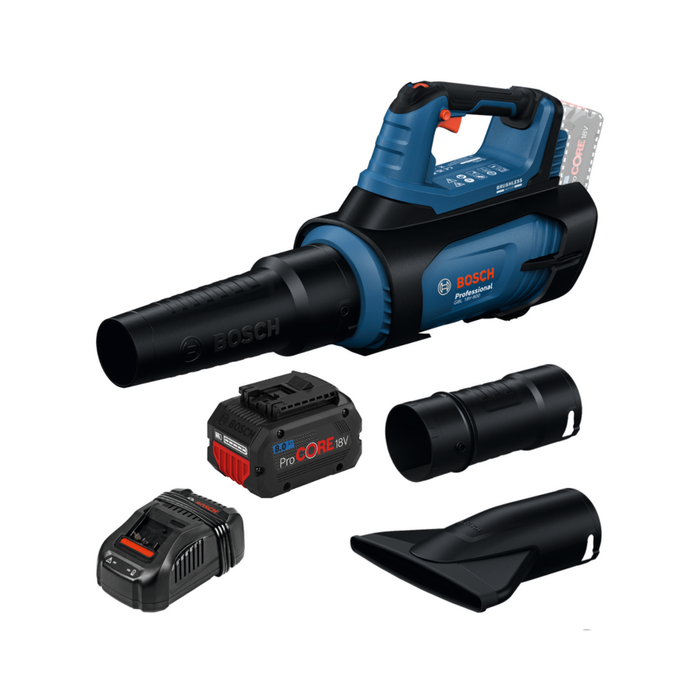 Bosch 18V Professional 800m³/h Blower With Trigger Lock-On 8.0Ah Kit