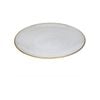 Ismay Round 21cm Glass Plate Food Dish Serving Tableware - White