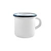 Urban Style Enamel 280ml Coffee Mug w/ Handle White