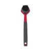 Avanti Scrubbing Brush Durable Silicone Bristles W/ Built-in Scraper