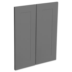 Kaboodle Smoked Grey Alpine Corner Wall Cabinet Door - 2 Pack