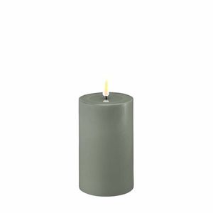 Deluxe Homeart Flameless Candle - Salvie Green 7.5 x 12.5cm