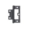 Delf 75mm Black Fixed Pin Non Mortise Hinge - 12 Pack 