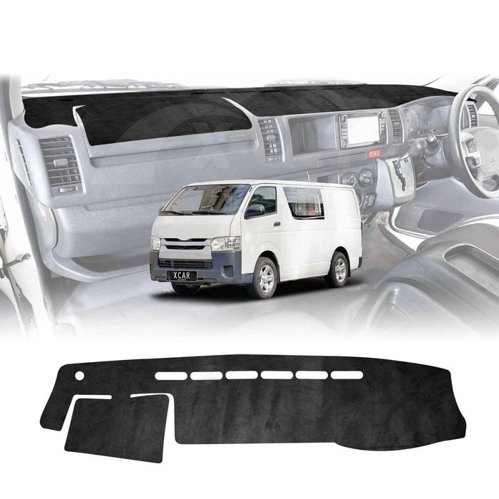 Dash Mat for Toyota Hiace SLWB Van 2005-2018 Non-Slip Microfiber Pad Cover Interior Accessories