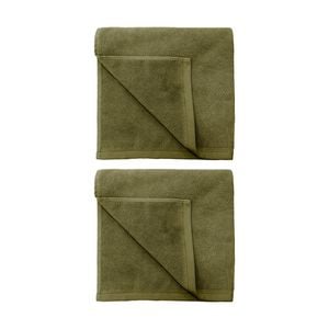2PK Bambury Angove 600gsm Soft Absorbent Cotton Bath Towel 70x140cm Green