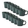 12pk La Cafetiere Ceramic Coffee Espresso Drinking Cup Mug 8x8x5cm Green