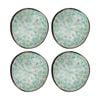 4pk Lvd Flower Mist Decorative Round Coconut Capiz Trinket/jewellery Bowl 13x6cm