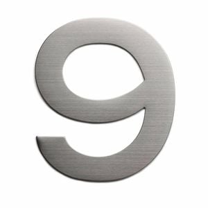 Sandleford 150mm Stainless Steel Plaza House Number 9
