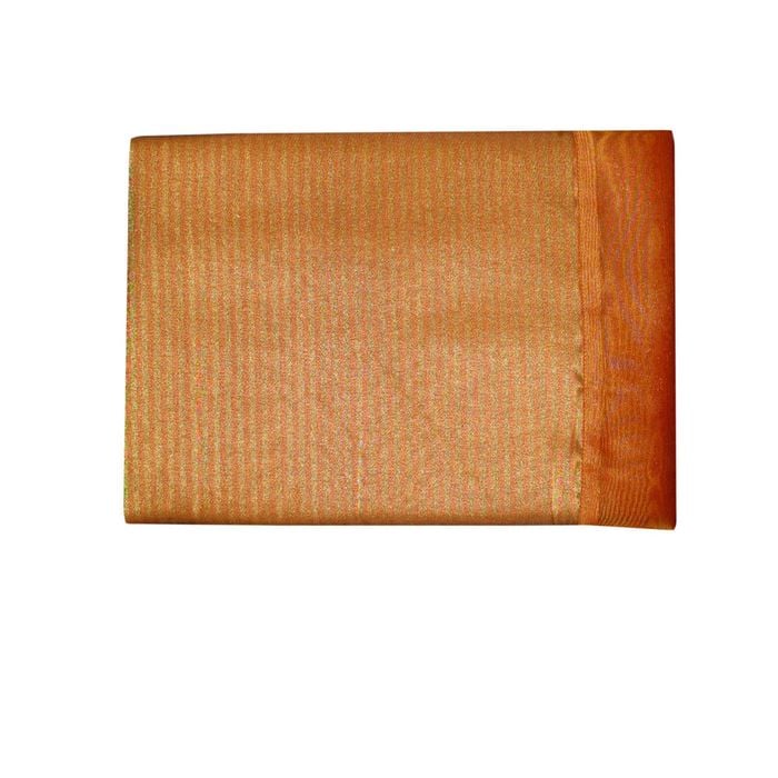 Hoydu Stera Stripe Organza Table Runner Burnt Orange 45x150cm