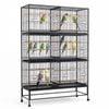 Advwin 1.8M Bird Cage DIY Multi Compartment Parrot Aviary with Stand for Small Pet Birds