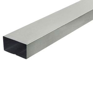 COLORBOND® 0.4 x 100 x 50mm x 2.4m Steel Downpipe - Woodland Grey