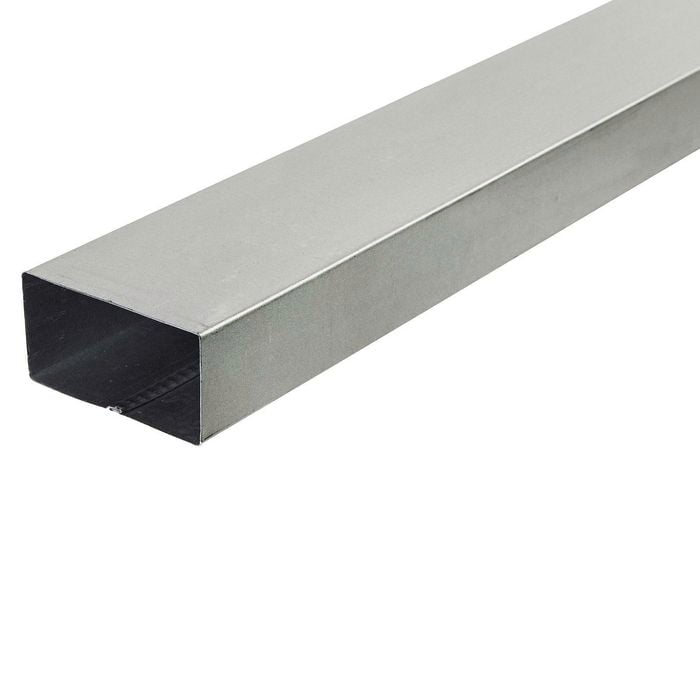 COLORBOND® 0.4 x 100 x 50mm x 2.4m Steel Downpipe - Woodland Grey