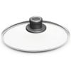 Woll Diamond Lite Fixed Knob Safety Glass Lid 18cm W/Knob