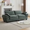 Homfurn Modern 3 Seater Cloud Sofa, Green