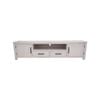 Foxglove ETU Entertainment TV Unit 216cm 2 Drawer 2 Door Mt Ash Wood - White