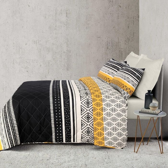 Amsons Pure Cotton Queen Bedspread Set - Jasper