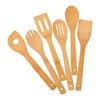 Catzon 6 Pcs Bamboo Kitchen Utensils for Cooking Heat Resistant Spoon Sets