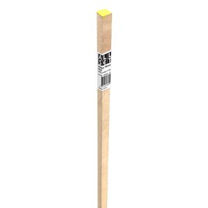 All Set  915 x 5 x 5mm Yellow Rod Hobby Wood