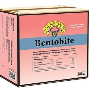 Olsson Bentobite Protein Feed Supplement for Sheep & Cattle 20kg