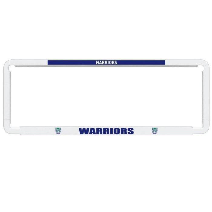 1x OFFICIAL NRL New Zealand Warriors Car Number Plate Frame Cover Surround