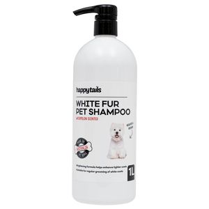 Happy Tails 1L Watermelon Scented White Coat Dog Shampoo