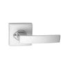 Schlage Satin Pearl Valor Series Angular Square Rose Privacy Lever Set