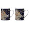 2PK Ashdene Land Down Under AUS Bone China Drinking Mug Blue 370ml