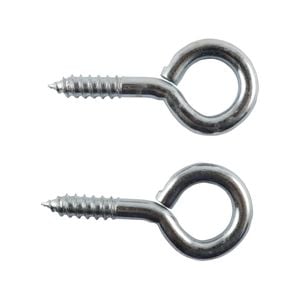 Everhang 18mm Zinc Plated Screw Eyes - 2 Pack