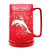 Nrl Colour Freeze Mug - Dolphins - 500ml - Gel Freeze Drink Cup