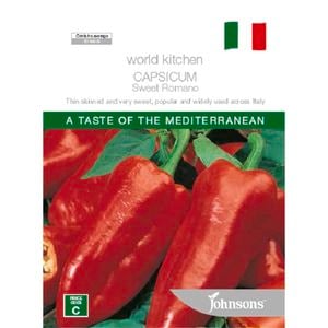 Johnsons Seed Capsicum Sweet Romano World Kitchen
