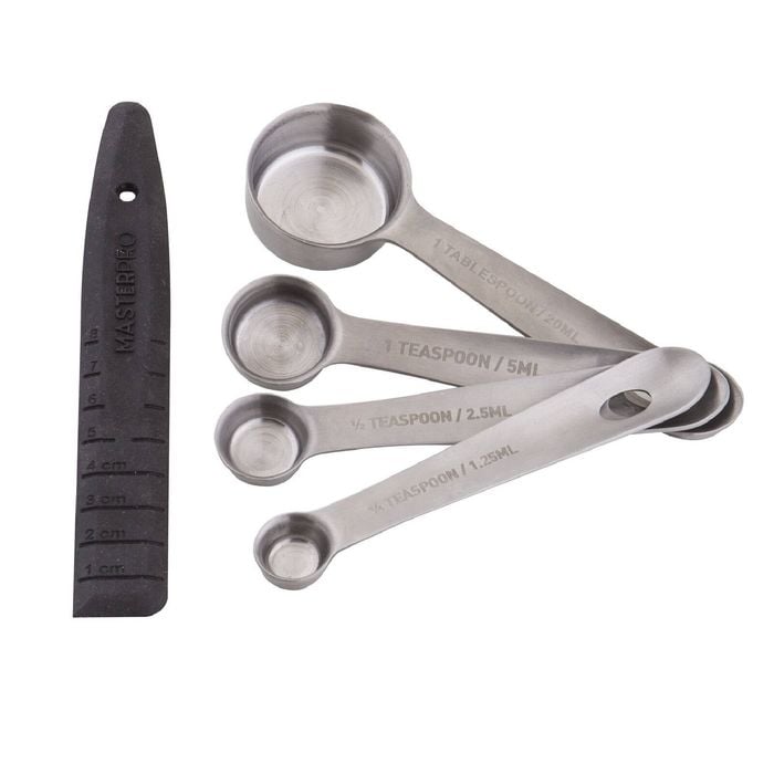 Masterpro Professional Measuring Spoons with Leveller 5Pcs Set