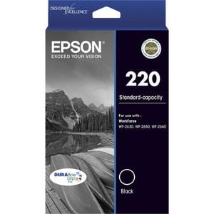 Epson GENUINE Original Epson 220 Black Ink Cartridge WF-2630 WF-2650 WF-2660 T293192