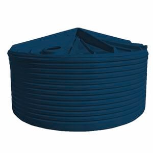 Clark Tanks 23600L Round Poly Water Tank - Torris Blue