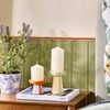 Myhouse Stripe Candle Holder - Yellow - Large