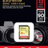 SanDisk SDSDXVE-032G-GNCIN 32GB Extreme SDHC SDXVE UHS-I SD Card