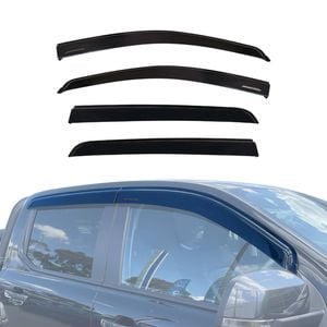 AUSGO Injection Weather Shields for Ford Ranger Super Duty Dual Cab 2025-Onwards Weathershields Window Visors Wind Deflectors