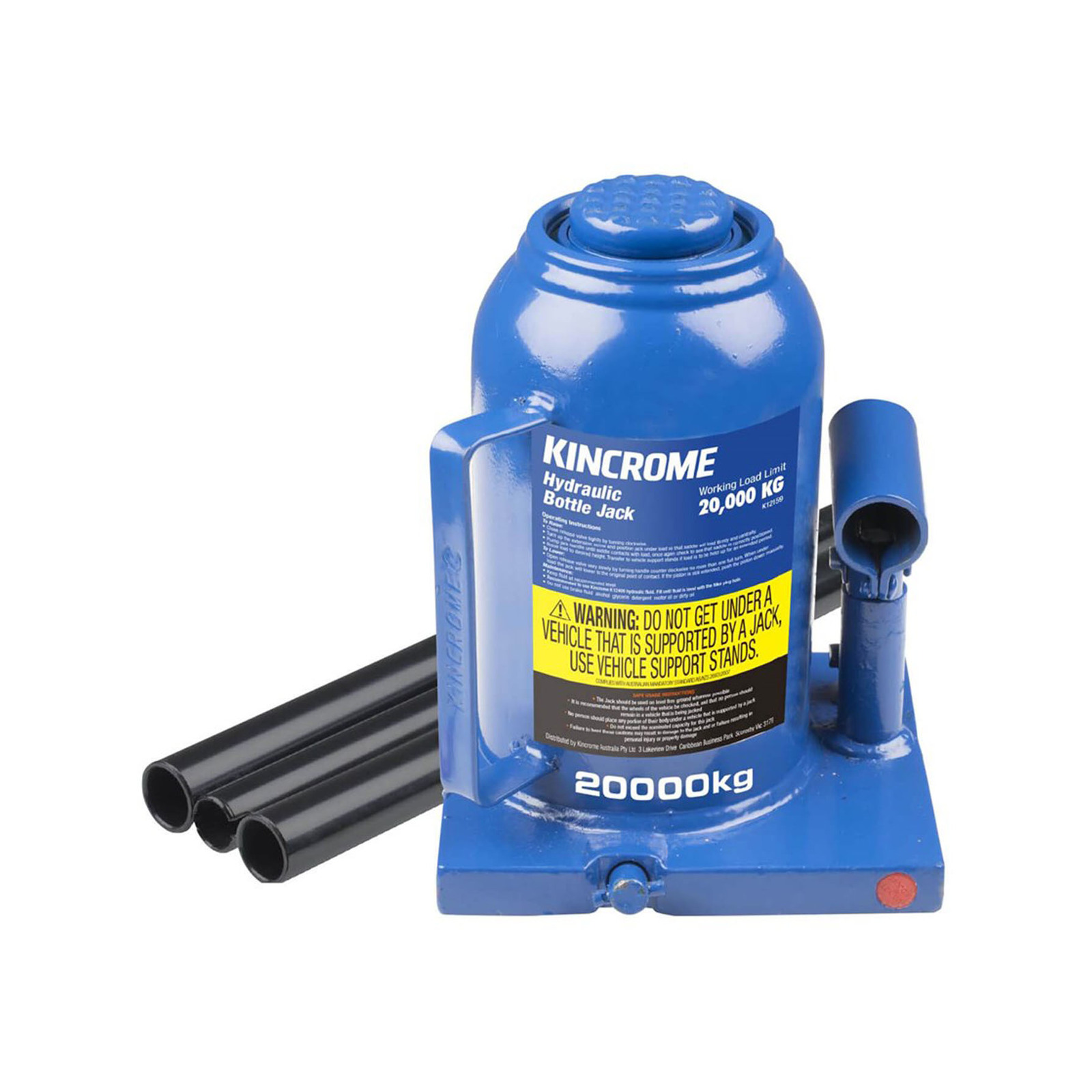 Kincrome 20 000kg Hydraulic Squat Bottle Jack Bunnings Australia