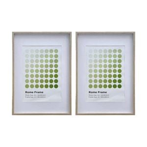 2PK Braz A1 Rome Image Photo Document Display Frame 59.4x84cm Beech